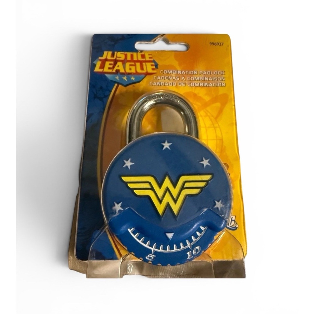 Wonder Woman Justice League Combination Padlock DC Comic Warner Brothers